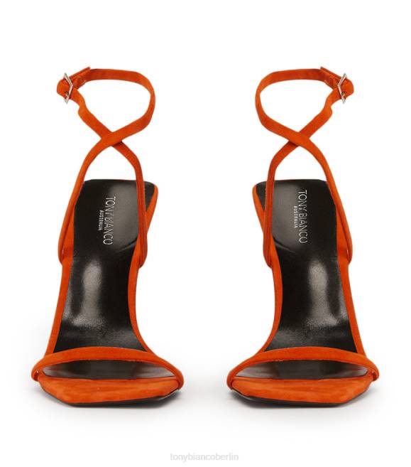 Stöckelschuhe| de Tony Bianco Frauen Naxos-Absätze Aperol-Wildleder 4624180